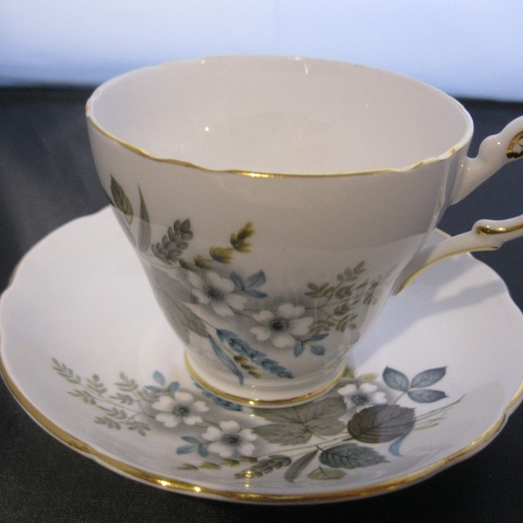 Vintage Regency English Teacup & Saucer Bone China - Picture 1 of 7